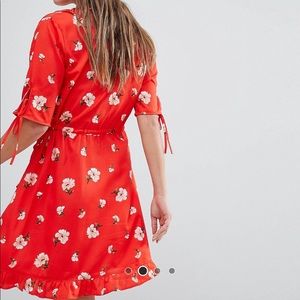 Floral Wrap Dress
